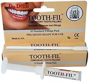 Dr Denti Temporary Tooth Filling 3g Fill Cavities at Home Dental Repair Paste - Picture 1 of 1