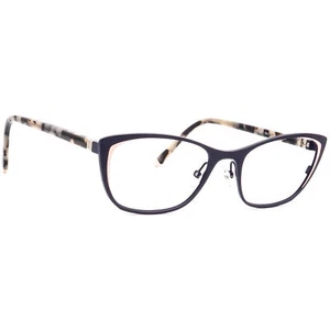Face A Face Eyeglasses Joyce 1 9420 Dark Violet/Pink Cat Eye 49[]18 135 Handmade - Picture 1 of 6