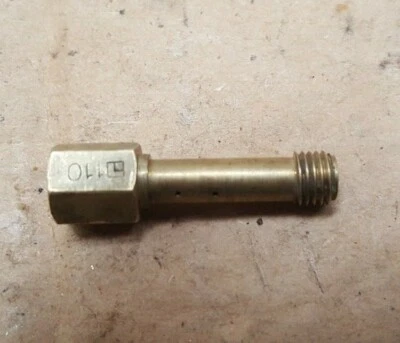 71-75 Kawasaki MT1 76-80 KV75 carburetor main nozzle needle jet 110 # E-0 E-O - Image 1 of 4