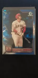 SHOHEI OHTANI ANGELS STAR 2022 BOWMAN CROMATO ZAFFIRO 71 AUTENTICA CARTA BASEBALL - Foto 1 di 2