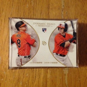 Austin Hayes Chance Sisco Orioles RC DYNAMIC DUALS 2018 TOPPS ON-DEMAND - Picture 1 of 1