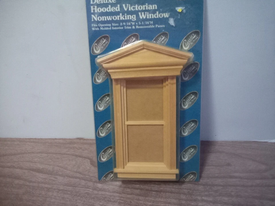 Casa de muñecas miniatura ventana de lujo con capucha victoriana no funciona escala 1:12 71042 Foto 1 de 1