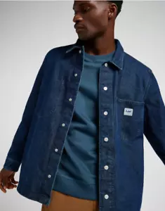 Lee® Jeans Loose Workwear Overshirt/Mid Denim - Large DPD VERSAND AM NÄCHSTEN TAG - Bild 1 von 2