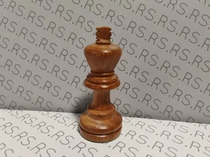 DRUEKE CHESS WOOD CHESS PIECE KING 2.5" - Picture 1 of 4