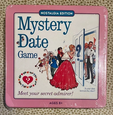 NEW Mystery Date Nostalgia 1965 Collectible Tin Vintage Classic Board Game Seale - Image 1 of 4