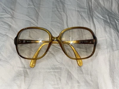 1970s Optyl Vtg Terri Brogan Women's Eyeglasses Canada 8715 Honey Brown 52-17 - Image 1 of 4