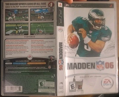 Madden NFL 06 Football (Sony PSP) 2006 CIB Completo  Foto 1 de 2