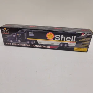 Corgi Shell Racing Transporter 1:64 Diecast Truck Busch IndyCar NIB Ltd Ed Vtg - Picture 1 of 10