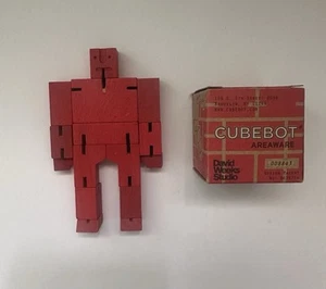 Areaware Cubebot New in Box 008895 David Weeks Studio DWC4R - Picture 1 of 2