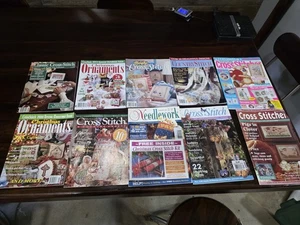 10 Cross Stitch Needlepoint Magazines Needlework Countrystitch Ornaments Classic - Picture 1 of 11