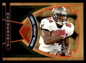 Donruss Classics #M-6 2007 Cadillac Williams membresía SP #d/250! BUCCANEERS - Imagen 1 de 2