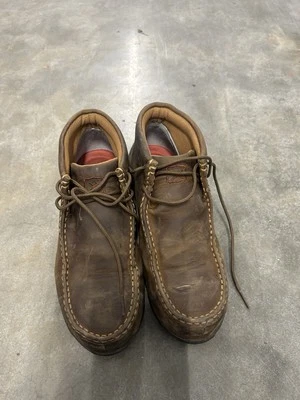 Twisted X Women's Driving Moc Work Shoes - Steel Toe - WDMST01 - Image 1 of 4