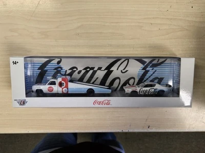 M2 1/64 coca cola 1974 dodge ramp truck & 1971 dodge charger  tw-38 NIB - Image 1 of 3