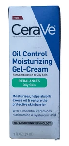 Cerave Oil Control Moisturizing Gel-Cream for Oily Skin - Fragrance Free - 3 oz - Picture 1 of 6