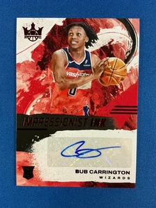 2024-25 Court Kings Impressionist Ink Bub Carrington RUBY /75 - Wizards (RC) - Picture 1 of 2