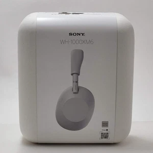 Nuevos auriculares Sony Wh-1000XM6 inalámbricos con cancelación de ruido Bluetooth plateados - Imagen 1 de 4