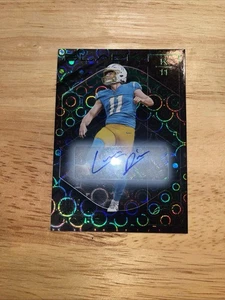 2025 Panini Black Green Cameron Dicker Autographed 01/10 FOTL SAN DIEGO CHARGERS - Picture 1 of 10