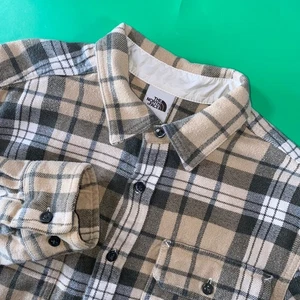 Camisa de franela a cuadros manga larga The North Face para hombre talla S - Imagen 1 de 8