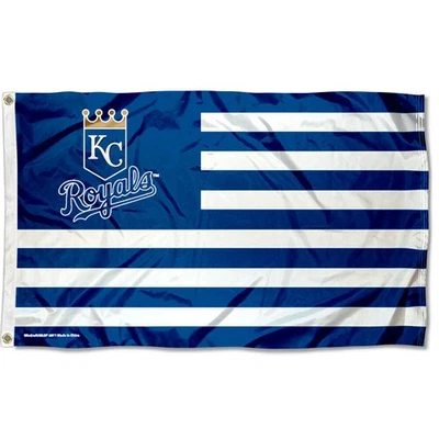 Kansas City Royals Stars and Stripes Nation Flag - Image 1 of 4