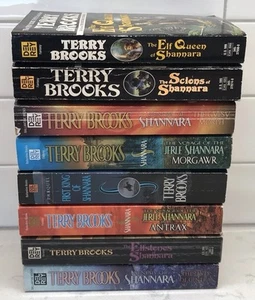 Lot of 8 Terry Brooks Books From The Shannara Series Paperback - Imagen 1 de 15