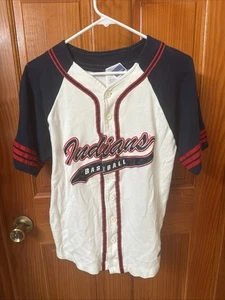 Vintage Cleveland Indians Trikot Adidas Jugend 14/16 - Bild 1 von 4