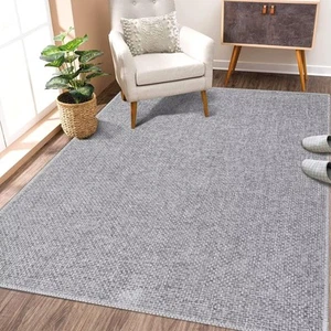Boho Area Rug 3x5 Solid Entryway Mat Washable Rug Indoor Low Pile Area Rug Ca... - Picture 1 of 7