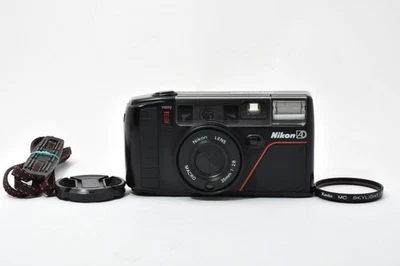 Nikon AD3 Pikaichi Point & Shoot 35mm Film Camera w/Filter JAPAN [Near Mint] - Image 1 of 4