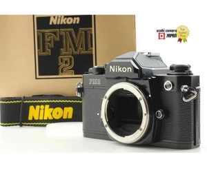 [Top neuwertig in Box] Nikon neues FM2 FM2N schwarzes analoge Spiegelreflexkamera-Objektiv 35 mm aus Japan - Bild 1 von 19