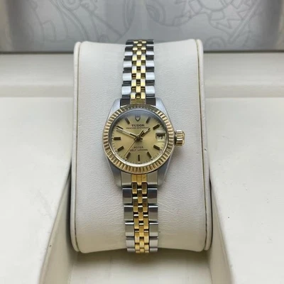Tudor Princess OysterDate 92513 Champagne Dial 22.5mm Auto Women's Watch - Image 1 of 4