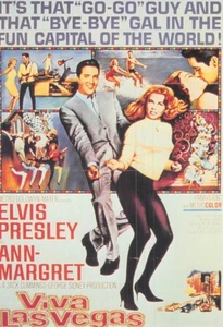 Postcard: Elvis Presley, Viva Las Vegas Movie, Ann-Margret, 4x6 Unposted - Picture 1 of 2