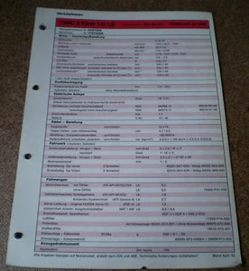 Hoja De Inspección Honda Civic 5 Puertas 1.6i LS - Desde 1995! - Imagen 1 de 1