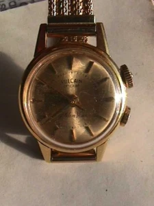 Vulcain Cricket Golden Voice Lady Wristwatch Alarm Manual Wind YOU SERVICE - Picture 1 of 11