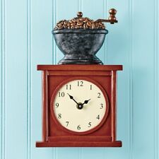 Coffee Pot Wall Hanging Clock Vintage Antique Look Kitchen Home Decor GIFT