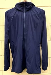 Lululemon Such a Cinch Jacket Midnight Navy Hooded Full Zip Size 12 - Picture 1 of 6
