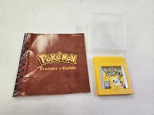 Pokémon Yellow Version Nintendo Gameboy Color Special Pikachu Edition W Manual - Picture 1 of 15