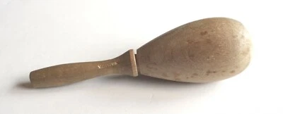 Vintage Primitive Wood Egg Sock Darner- 2 Pieces Pegged Together- Canada - Image 1 of 3