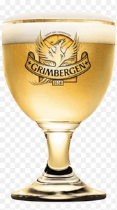 Set Of 2 x Grimbergen Belgian Beer Half Pint Glasses Brand New Genuine - Picture 1 of 1