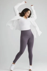 NWT Yummie Leggings Cotton Blend Size Medium Hourglass Waist Dusty Mink - Picture 1 of 11