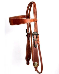 WI Westerntrense a sangue freddo, treccia a sangue freddo western treccia pelle KB marrone, nuovo - Foto 1 di 4