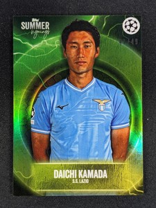 2023 Topps UEFA Club Competitions Summer Signings DAICHI KAMADA /49 SS Lazio