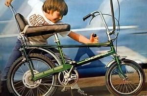 Vintage Raleigh Chopper Bicycle AD 2b | WALL POSTER 24 X 36 Inches - Picture 1 of 2