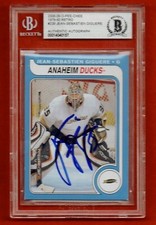 2008-09 O-Pee-Chee Retro 239 JS Jean-Sebastien Giguere Signed BAS Auto Set Break