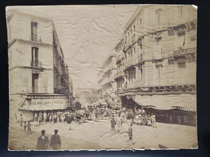 Oran : Photo d'Oran en Algérie vers 1880 - grand format RARE - Imagen 1 de 2