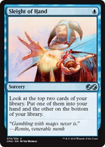 MTG SLEIGHT OF HAND EXC - GIOCO DI PRESTIGIO - UMA - MAGIC - Imagen 1 de 1