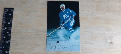 Serge Bernier Quebec Nordiques Postcard 1976 77 Philadelphia LA Kings WHA - Image 1 of 3