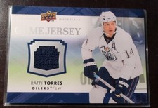 2007-08 Series 2 Game Jersey Authentic Materials Raffi Torres Edmonton Oilers