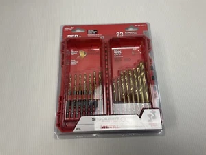 Milwaukee 48-89-4631 Titanium Shockwave Drill Bit Set, 23-Piece - Picture 1 of 2