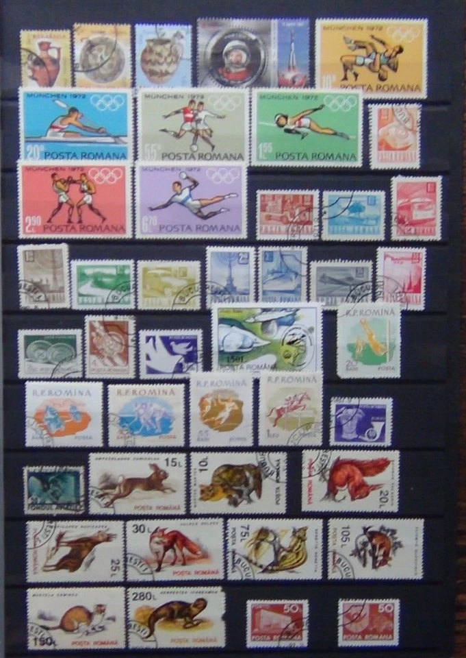 Romania Modern Used collection Animals Sports Olympics etc - Image 1 of 1