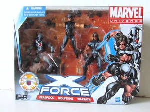 Juego de figuras de acción Marvel Universe Hasbro X-FORCE 3.75 WOLVERINE Warpath Deadpool - Imagen 1 de 10