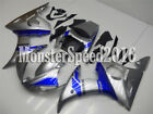 Injection Mold Fairing Fit For 2003-2005 Yamaha Yzf-R6 2006-2009 R6s Silver Blue